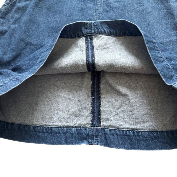 Boden Denim Jean Mini Skirt Women's Sz 10 10R Blue Preppy Simple classic - Picture 4 of 10